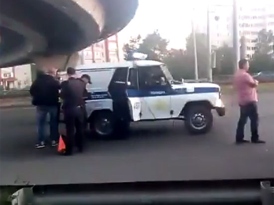 Мотоциклисты заступились за своего товарища