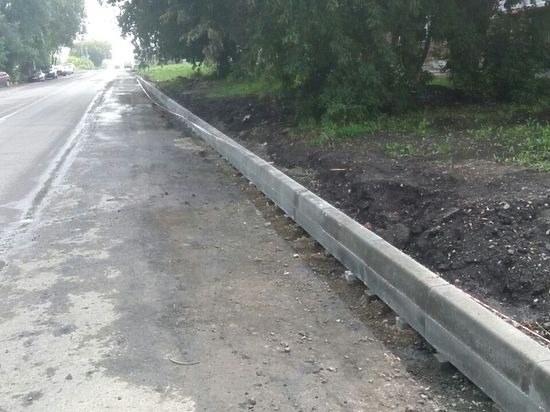 В Кемерове ремонтируют Пионерский бульвар