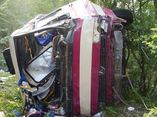 Жертвами катастрофы стали пассажиры рейсового автобуса