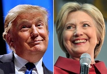 Президентская кампания расколола США на сторонников Хиллари Клинтон и Дональда Трампа