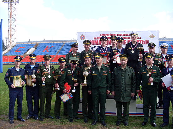 Первое место заняли офицеры 58-й армии из Владикавказа