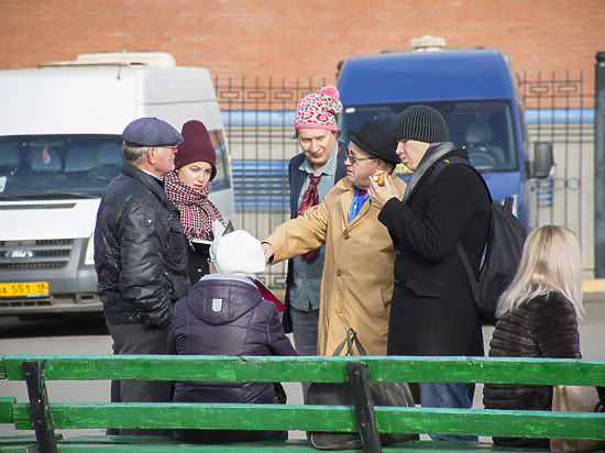 Акционисты «МК» спародировали визит Очумелова в город N