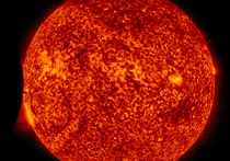 На сайте и в твиттере американского аэрокосмического агентства NASA представлен короткий ролик, демонстрирующий транзит Луны по диску Солнца