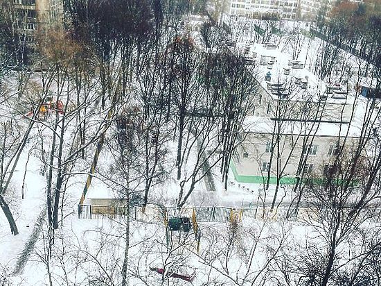 Нынешняя температура в Москве ниже нормы, а количество снега - предсказуемо
