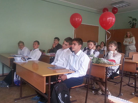 1 сентября в красноярской школе №32 прошел экологический классный час