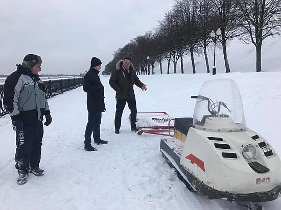 В центре Ярославля на набережной проложат лыжную трассу