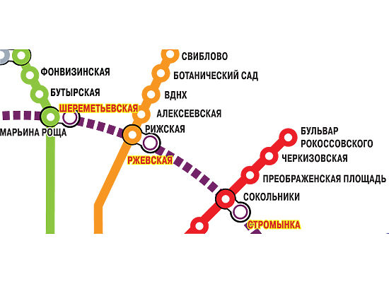 Метро схема метро фонвизинская