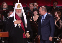 Президент России Владимир Путин поздравил патриарха Кирилла с 70-летием