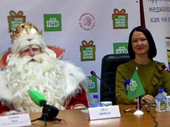Накануне настоящий Дед Мороз из Великого Устюга прибыл в Красноярск.