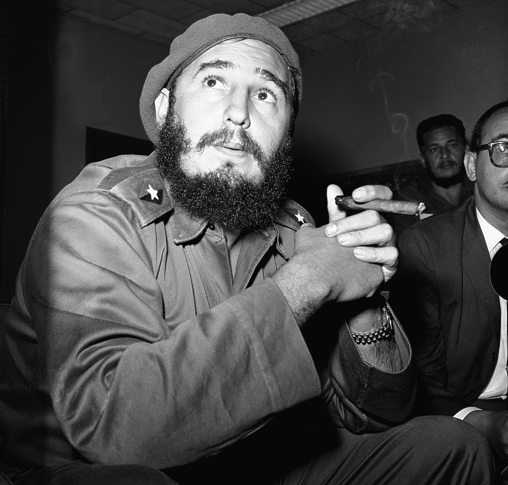 Кубинский революционер Фидель Кастро