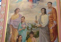 Священник РПЦ рассказал о том, что и многие российские чиновники запечатлены на фресках

