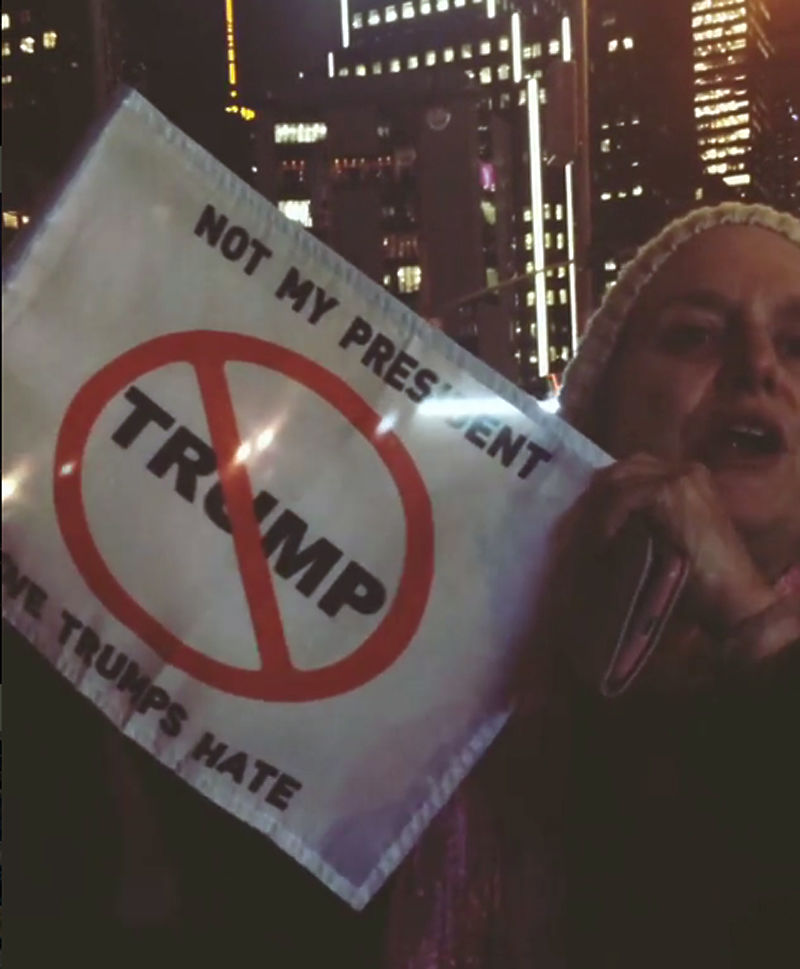 Де Ниро и Болдуин возглавили митинг против Трампа в Нью-Йорке