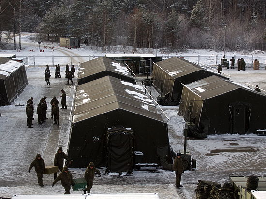 Первый опыт военного зимнего лагеря нового типа проводится в Мулине