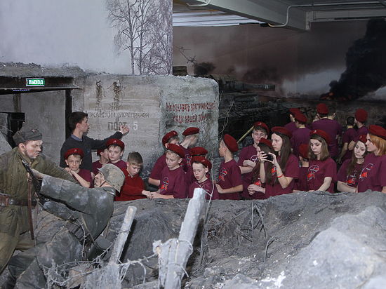 Молодые патриоты восхитились реалистичностью экспонатов и героизмом советских солдат