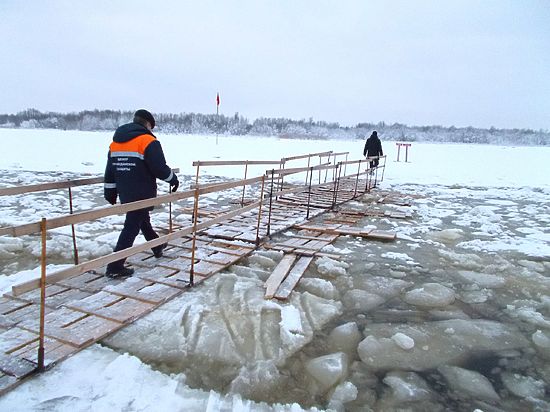В Архангельской области открыто 132 ледовые переправы
