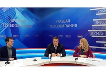 На пресс-конференцию регионального министра в уютную телестудию «Своего ТВ» пришли представители местных СМИ