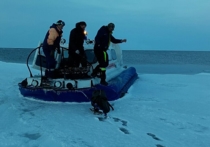 Экстремальной выдалась рыбалка в заливе Мордвинова близ села Охотское Корсаковского района в субботу, 25 февраля