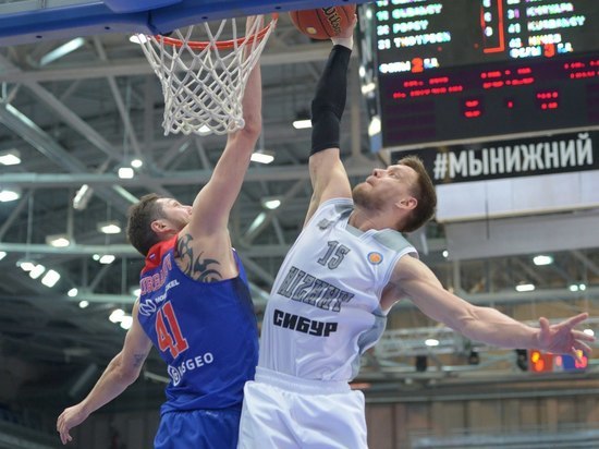Армейцы разгромили баскетбольный клуб «Нижний Новгород»