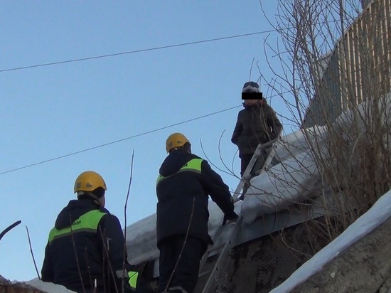 В Кемерове девятилетний мальчик не смог сам слезть с крыши 