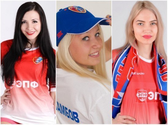 Футбольный клуб отобрал трех финалисток конкурса "Мисс Тамбов"
