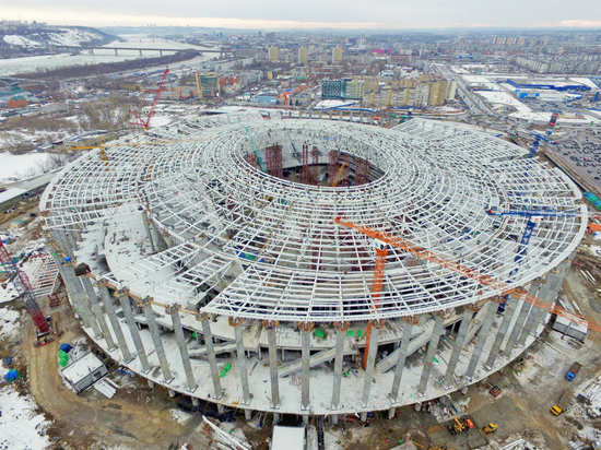 Натуральный газон на стадионе «Нижний Новгород» заменят на искусственный