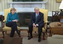 Президент США Дональд Трамп назвал в своем Твиттере переговоры с канцлером Германии Ангелой Меркель "прекрасными"