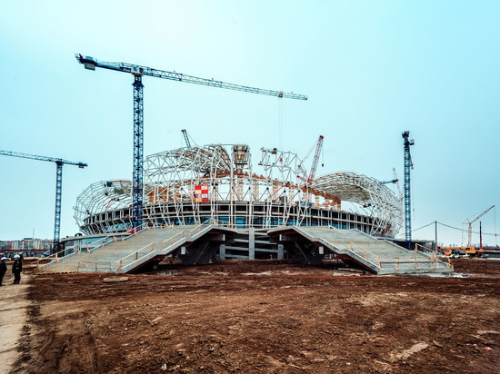 На строительстве «Мордовия Арены» задействовано более  1,3 тысяч человек