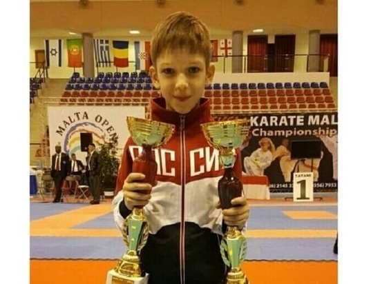 Восьмилетний Дмитрий Гуренко выиграл международный турнир по карате