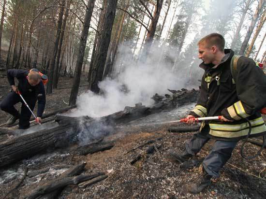 Министр МВД Бурятии раскритиковал организацию тушения лесных пожаров