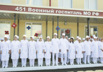 Новое здание 451-го военного госпиталя для лечения российских военнослужащих и членов их семей открылось на 201-й российской военной базе в Таджикистане