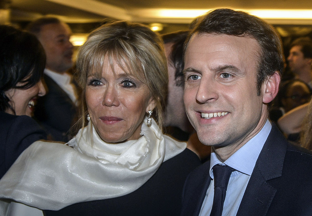 Молодой Макрон и его пожилая жена: президентские выборы во Франции 