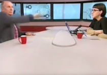 Писатель Михаил Веллер в эфире передачи "Особое мнение" на радиостанции "Эхо Москвы" швырнул микрофон и чашку с напитком в ведущую Ольгу Бычкову