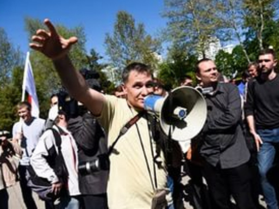 Акция против выдвижения Владимира Путина на президентских выборах 2018 года состоялась 29 апреля в краснодарском парке имени 30-летия Победы 