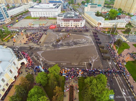 На главной площади Тамбова состоялся Парад Победы