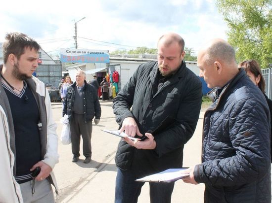 Нелегальные торговые объекты в Нижнем Новгороде эвакуируют