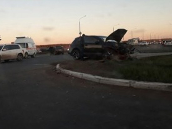 Porsсhe Cayenne и  «ВАЗ-2114» столкнулись на объездной в Оренбурге, есть пострадавшие