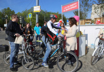 19 мая в столице прошла ежегодная акция «На работу на велосипеде»