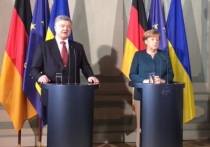 Канцлер Германии Ангела Меркель, которая в субботу принимает в Берлине президента Украины Петра Порошенко, сделала заявление по ситуации в Донбассе