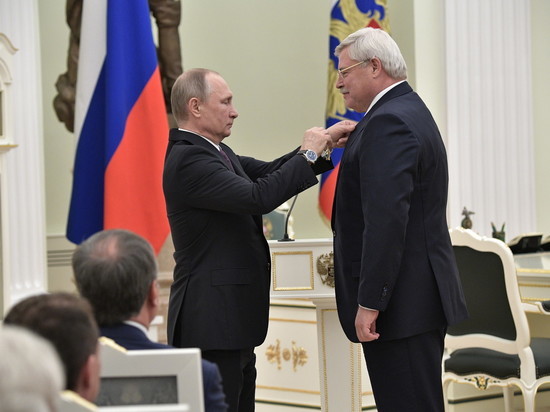 Сергей Жвачкин получил орден Дружбы из рук президента