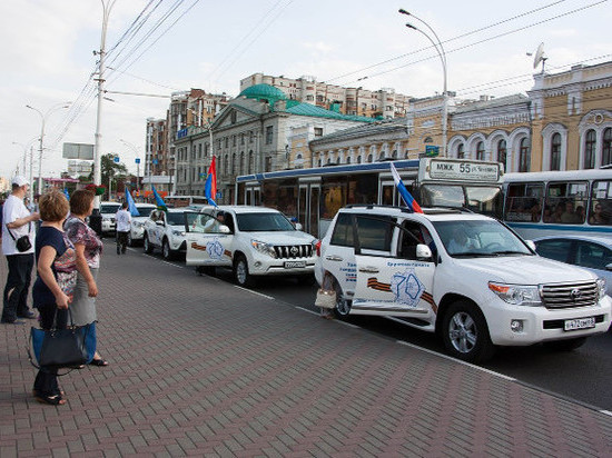 Участники автопробега своим маршрутом нарисуют на карте Тамбовской области каплю