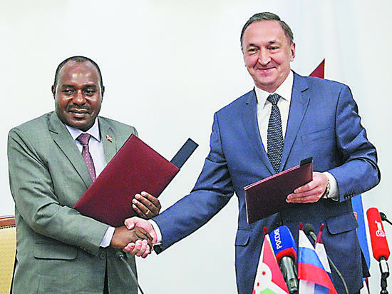 Подписано соглашение между Республикой Мордовия и Республикой Бурунди 