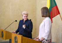 Президент Литвы Даля Грибаускайте заявила о том, что существование России и Белоруссии является главной угрозой для прибалтийских республик и Польши