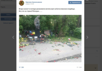Утром 26 июня рунет облетела новость о том, что могилу Виктора Цоя на Богословском кладбище якобы «разгромили»