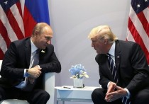 Президент США Дональд Трамп в интервью CBN News назвал восхитительной свою встречу с президентом России Владимиром Путиным