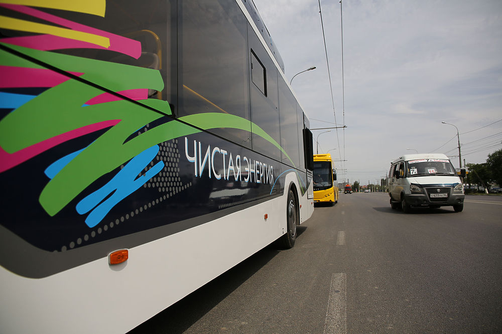 По Волгограду проехался экспериментальный вид транспорта – электробус