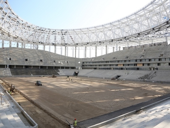 Через пару недель на «Стадионе Нижний Новгород» вырастет трава