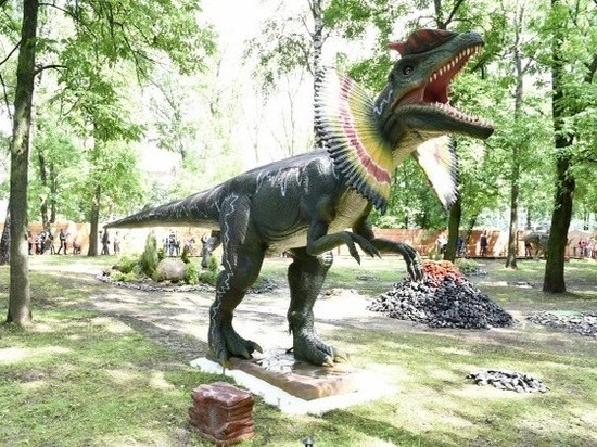 В Ярославле открыли Динопарк - парк динозавров