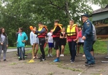 25 июля в лагере отдыха «Сахалинский Артек» прошла «кругосветка» по правилам безопасности на воде