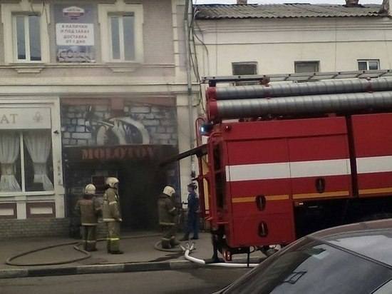 В Тамбове загорелся бар "Molotov"