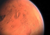 Немалые количества водяного льда могут скрываться не только в приполярных регионах Марса, но и вблизи его экватора